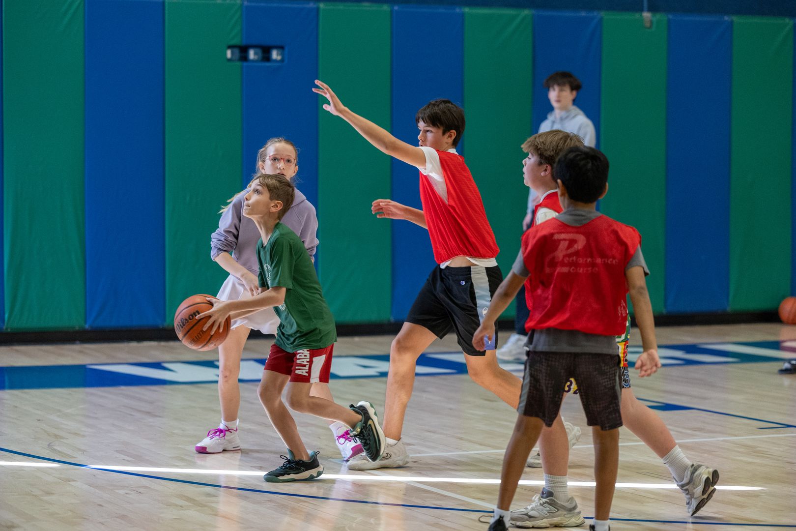 Summer camp scrimmage
